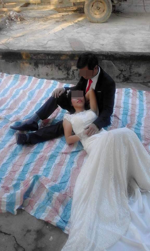 Hậu trường chụp ảnh cưới xấu chưa từng thấy của cặp đôi Việt  - Ảnh 1.