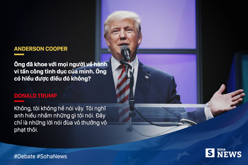 Tranh luận trực tiếp lần thứ hai giữa Trump và Clinton - Ảnh 1. Tranh luận trực tiếp lần thứ hai giữa Trump và Clinton - Ảnh 1.