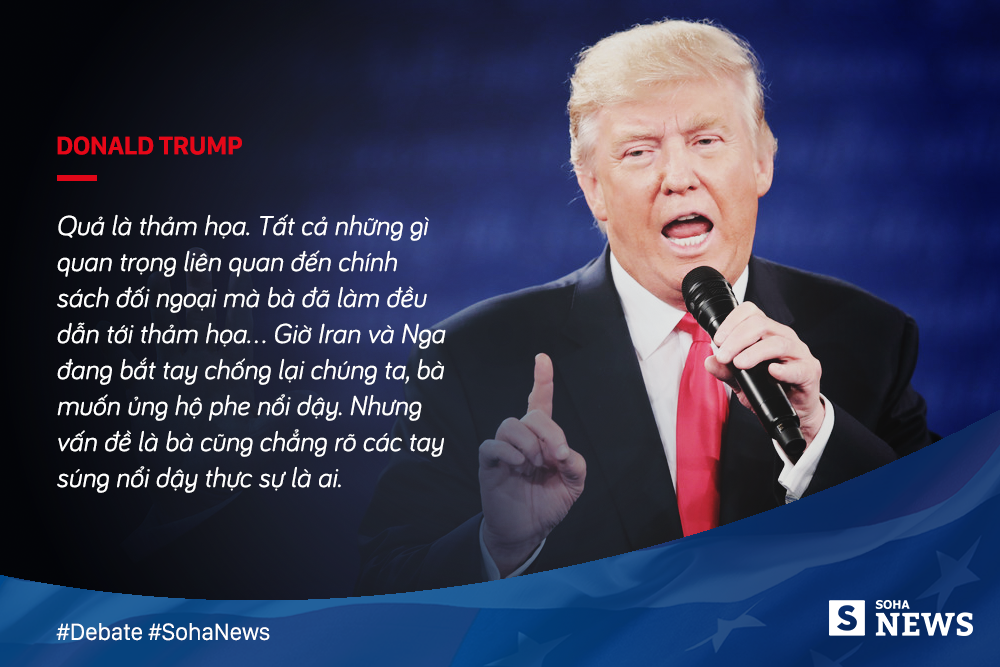 Tranh luận trực tiếp lần thứ hai giữa Trump và Clinton - Ảnh 2. Tranh luận trực tiếp lần thứ hai giữa Trump và Clinton - Ảnh 2.