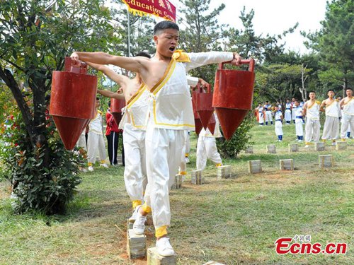 Trung Quốc triệu tập 3 vạn đệ tử chuẩn bị cho Đại hội Thiếu Lâm - Ảnh 1.