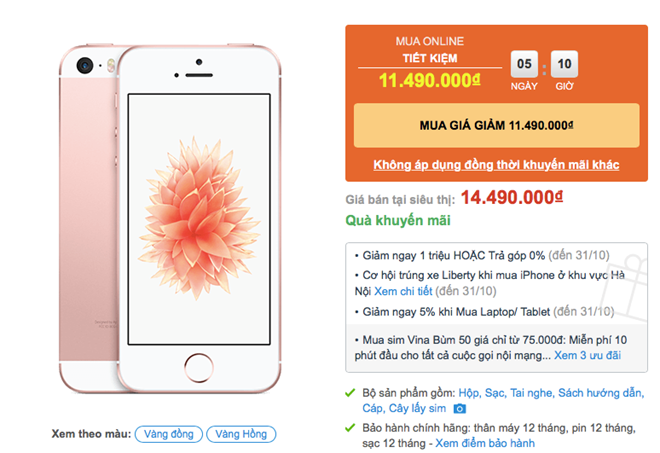 iPhone SE giảm giá 2-3 triệu đồng - Ảnh 1.