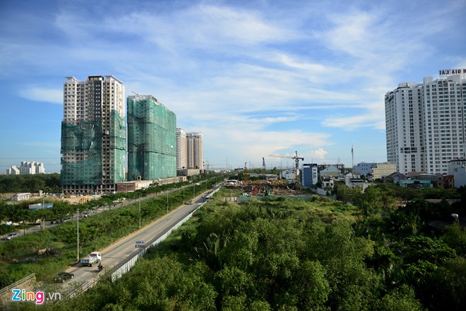 Những cung đường ở Sài Gòn dày đặc dự án bất động sản - Ảnh 13.
