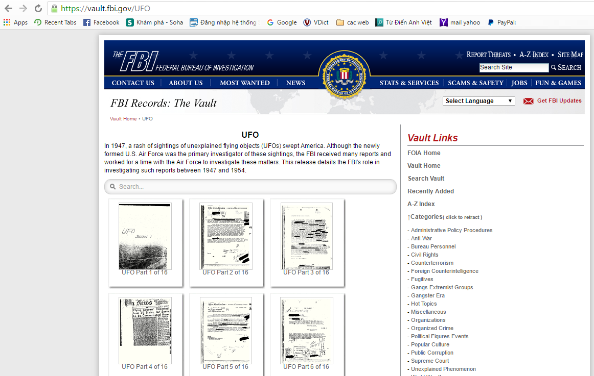 FBI tung ra tài liệu mật về người ngoài hành tinh và UFO - Ảnh 2. FBI tung ra tài liệu mật về người ngoài hành tinh và UFO - Ảnh 2.