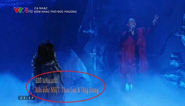 VTV1 hai lần ghi nhầm tên ca sĩ Thanh Lam thành “Tham Lam” - Ảnh 2.