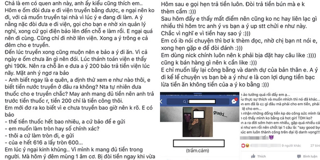  Anh chàng ăn chắc mặc bền chưa yêu đã đòi quà: đưa bạn gái ốm đi truyền nước, ra về tính lãi hẳn 600k - Ảnh 1.