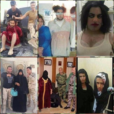 Phiến quân IS tô son, trát phấn giả gái vẫn bị quân đội Iraq bắt vì... quên cạo râu  - Ảnh 1.