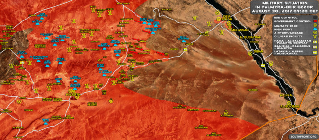 Không quân Nga trút hỏa lực ác liệt, quân đội Syria tiến về Deir Ezzor từ Palmyra - Ảnh 2.