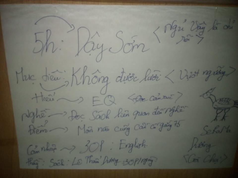 Thanh niên lập thời gian biểu dậy từ 5h sáng với mục tiêu không được lười và đây là kết quả - ảnh 2 Thanh niên lập thời gian biểu dậy từ 5h sáng với mục tiêu không được lười và đây là kết quả - Ảnh 2.