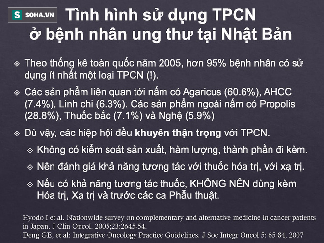 BS Việt tại Nhật bóc sự thật về TPCN trong điều trị ung thư: Tinh nghệ, Fucoidan, đông trùng hạ thảo - Ảnh 4.
