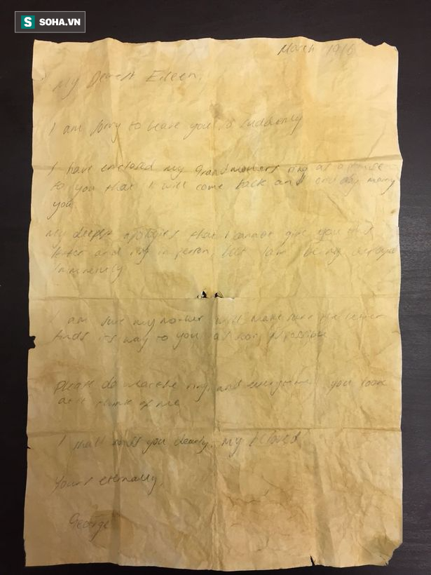 Chàng lính viết thư cho người yêu trước khi ra trận, 101 năm sau, điều không ngờ đã xảy ra - Ảnh 2.