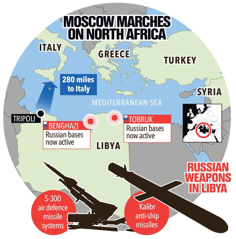 Truyền thông Anh sôi sục: Nga đưa quân, chuyển tên lửa S-300 và Kalibr sang Libya - Ảnh 4. Truyền thông Anh sôi sục: Nga đưa quân, chuyển tên lửa S-300 và Kalibr sang Libya - Ảnh 4.