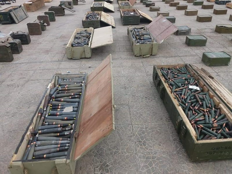 Ảnh: Mẻ lưới lớn vũ khí Anh - Mỹ vừa bị quân đội Syria tóm gọn có gì? - Ảnh 4. Ảnh: Mẻ lưới lớn vũ khí Anh - Mỹ vừa bị quân đội Syria tóm gọn có gì? - Ảnh 4.