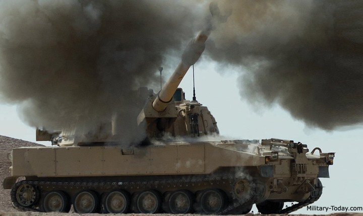 Uy lực pháo tự hành có khả năng phòng không M109A7 Paladin - Ảnh 5. Uy lực pháo tự hành có khả năng phòng không M109A7 Paladin - Ảnh 5.