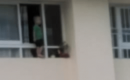 Bé trai trèo ra ngoài cửa sổ chung cư tầng 11, hàng xóm la hét "quay vào đi con" Bé trai trèo ra ngoài cửa sổ chung cư tầng 11, hàng xóm la hét "quay vào đi con"