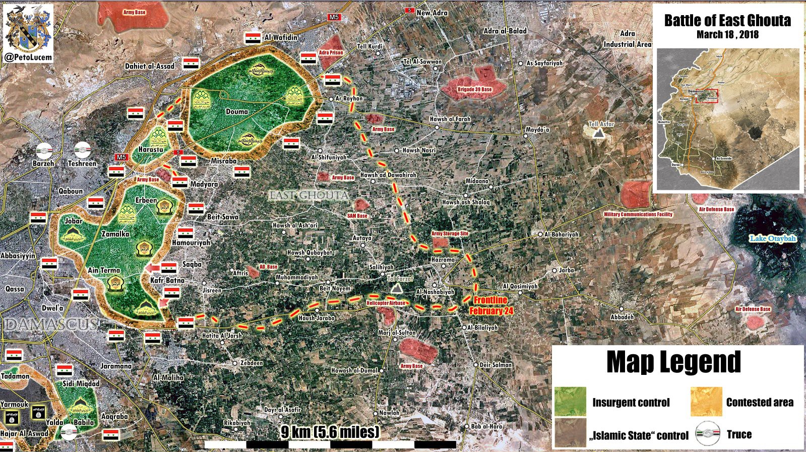 Bị QĐ Syria đánh tơi tả, nhóm đối lập lớn thứ hai tại Đông Ghouta quỳ gối xin tha - Ảnh 2. Bị QĐ Syria đánh tơi tả, nhóm đối lập lớn thứ hai tại Đông Ghouta quỳ gối xin tha - Ảnh 2.