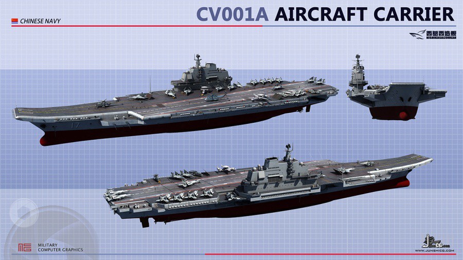Những cải tiến vượt trội trên tàu sân bay nội địa đầu tiên của Trung Quốc so với Liêu Ninh - Ảnh 1. Những cải tiến vượt trội trên tàu sân bay nội địa đầu tiên của Trung Quốc so với Liêu Ninh - Ảnh 1.