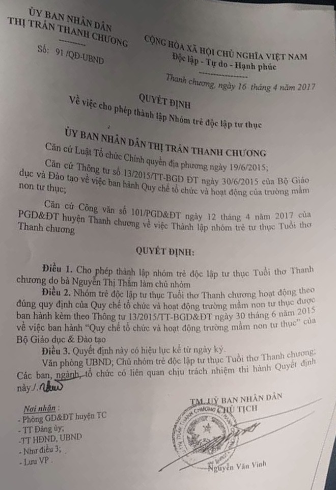 Vụ các cô giáo quỳ xin không đóng cửa cơ sở mầm non: Tạm đóng cửa để hoàn thiện thủ tục - Ảnh 2. Vụ các cô giáo quỳ xin không đóng cửa cơ sở mầm non: Tạm đóng cửa để hoàn thiện thủ tục - Ảnh 2.