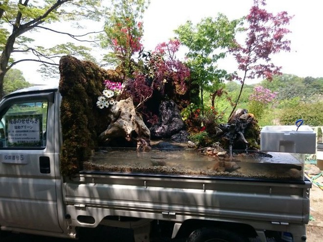 Xe tải cũ hỏng biến thành vườn cây xanh mát đẹp mê li, một lần nữa người Nhật lại khiến thế giới phải choáng váng - Ảnh 14.