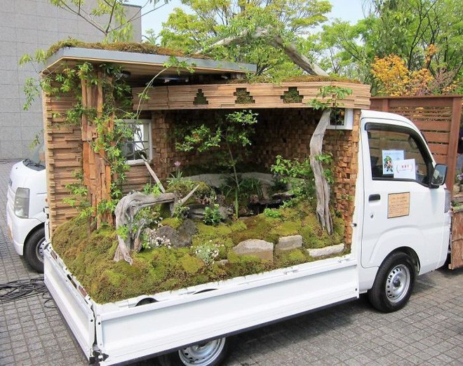 Xe tải cũ hỏng biến thành vườn cây xanh mát đẹp mê li, một lần nữa người Nhật lại khiến thế giới phải choáng váng - Ảnh 17.