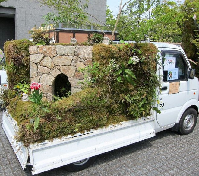 Xe tải cũ hỏng biến thành vườn cây xanh mát đẹp mê li, một lần nữa người Nhật lại khiến thế giới phải choáng váng - Ảnh 19.