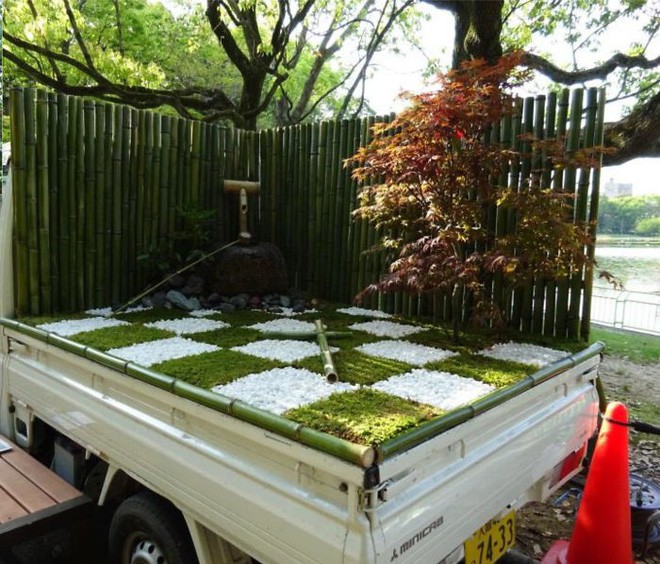 Xe tải cũ hỏng biến thành vườn cây xanh mát đẹp mê li, một lần nữa người Nhật lại khiến thế giới phải choáng váng - Ảnh 21.