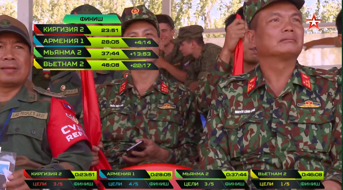 TRỰC TIẾP: Tank Biathlon 2018 - Kíp số 2 VN đấu chưa tốt, các sĩ quan khá lo lắng - Ảnh 23. TRỰC TIẾP: Tank Biathlon 2018 - Kíp số 2 VN đấu chưa tốt, các sĩ quan khá lo lắng - Ảnh 23.