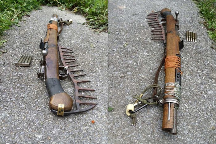 Súng trường AR-15 và và Ottoman Mauser 1893 phiên bản đồng nát hậu tận thế cực độc lạ - Ảnh 5. Súng trường AR-15 và và Ottoman Mauser 1893 phiên bản đồng nát hậu tận thế cực độc lạ - Ảnh 5.