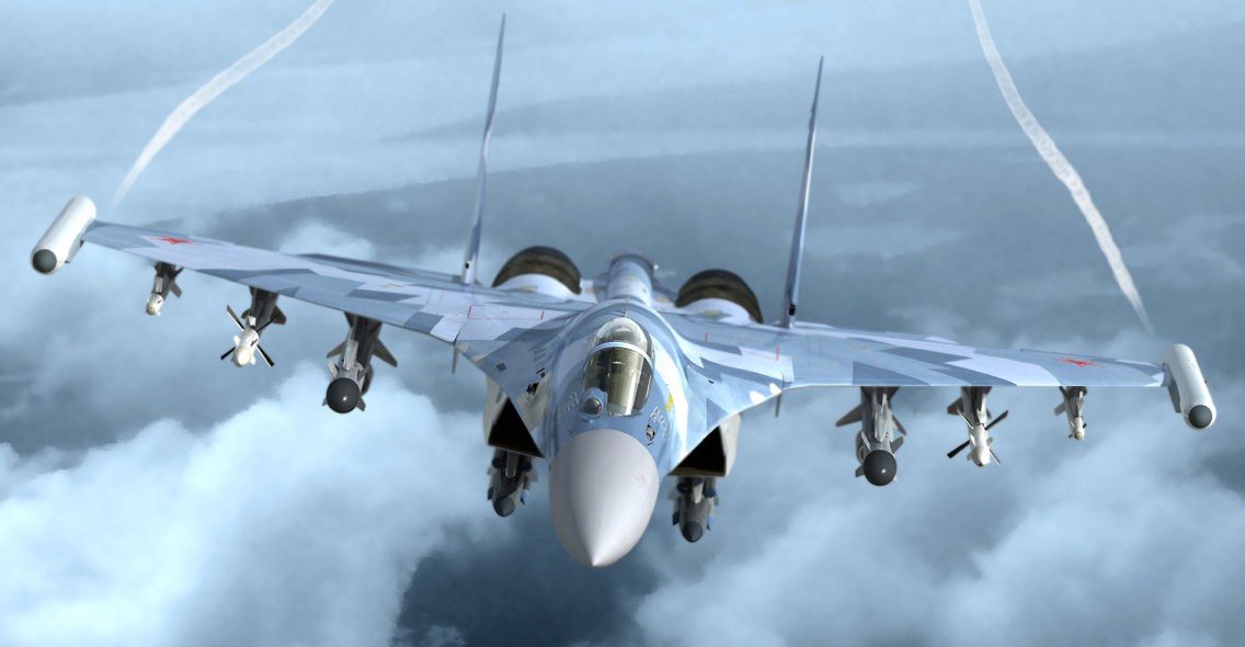 F-22 đối đầu Su-35: Phi công Mỹ thốt lên thà quay đầu bỏ chạy còn hơn! - Ảnh 2. F-22 đối đầu Su-35: Phi công Mỹ thốt lên thà quay đầu bỏ chạy còn hơn! - Ảnh 2.