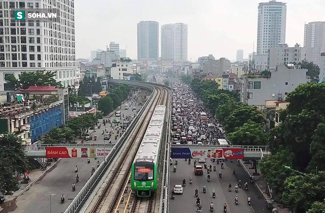 13 đoàn tàu đường sắt Cát Linh - Hà Đông đang chạy thử trong sáng nay - Ảnh 11.