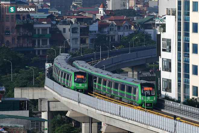 13 đoàn tàu đường sắt Cát Linh - Hà Đông đang chạy thử trong sáng nay - Ảnh 15.