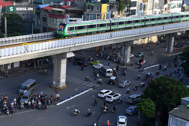 13 đoàn tàu đường sắt Cát Linh - Hà Đông đang chạy thử trong sáng nay - Ảnh 16.