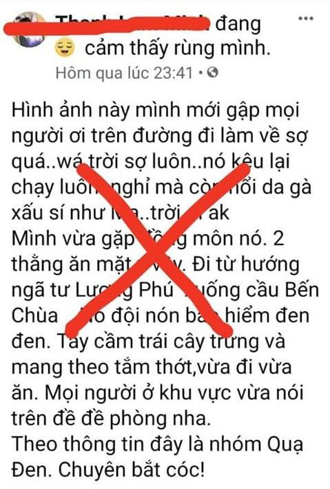 Nam thanh niên đăng thông tin nhóm người ăn xin bôi đen về đến Tiền Giang bị xử phạt - Ảnh 1.