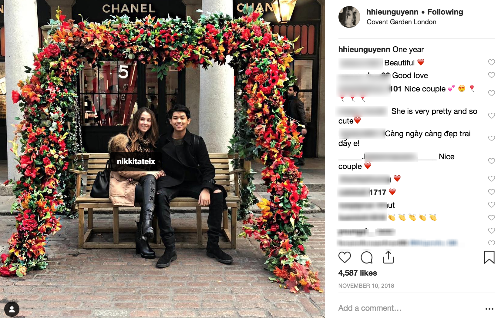 Cô gái Tây bất ngờ xoá ảnh và bỏ follow thiếu gia em chồng Hà Tăng trên Instagram, rộ nghi án đã chia tay - Ảnh 2. Cô gái Tây bất ngờ xoá ảnh và bỏ follow thiếu gia em chồng Hà Tăng trên Instagram, rộ nghi án đã chia tay - Ảnh 2.