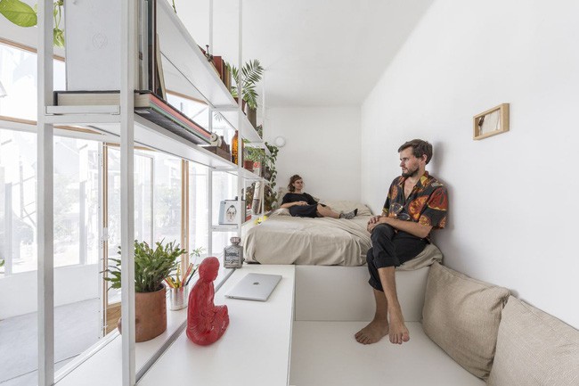 Căn hộ 25m² mát về hè, ấm về đông và luôn rộng hơn diện tích thực bởi thiết kế nội thất thông minh - Ảnh 8.