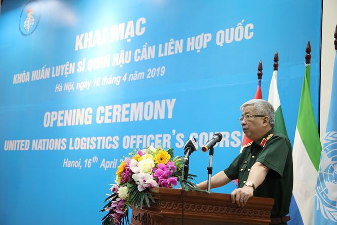 Huấn luyện sỹ quan hậu cần Liên hợp quốc tại Việt Nam - Ảnh 1. Huấn luyện sỹ quan hậu cần Liên hợp quốc tại Việt Nam - Ảnh 1.