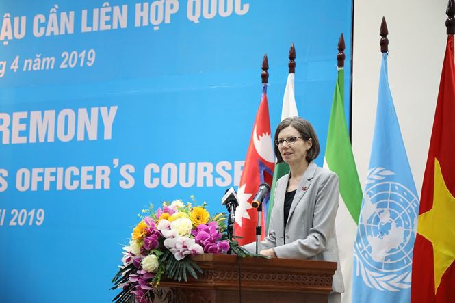 Huấn luyện sỹ quan hậu cần Liên hợp quốc tại Việt Nam - Ảnh 2. Huấn luyện sỹ quan hậu cần Liên hợp quốc tại Việt Nam - Ảnh 2.
