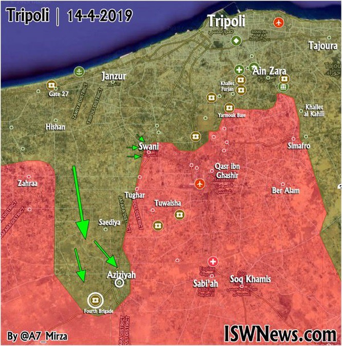 Giao chiến dữ dội giành quyền kiểm soát Tripoli, thủ đô Libya - Ảnh 1. Giao chiến dữ dội giành quyền kiểm soát Tripoli, thủ đô Libya - Ảnh 1.