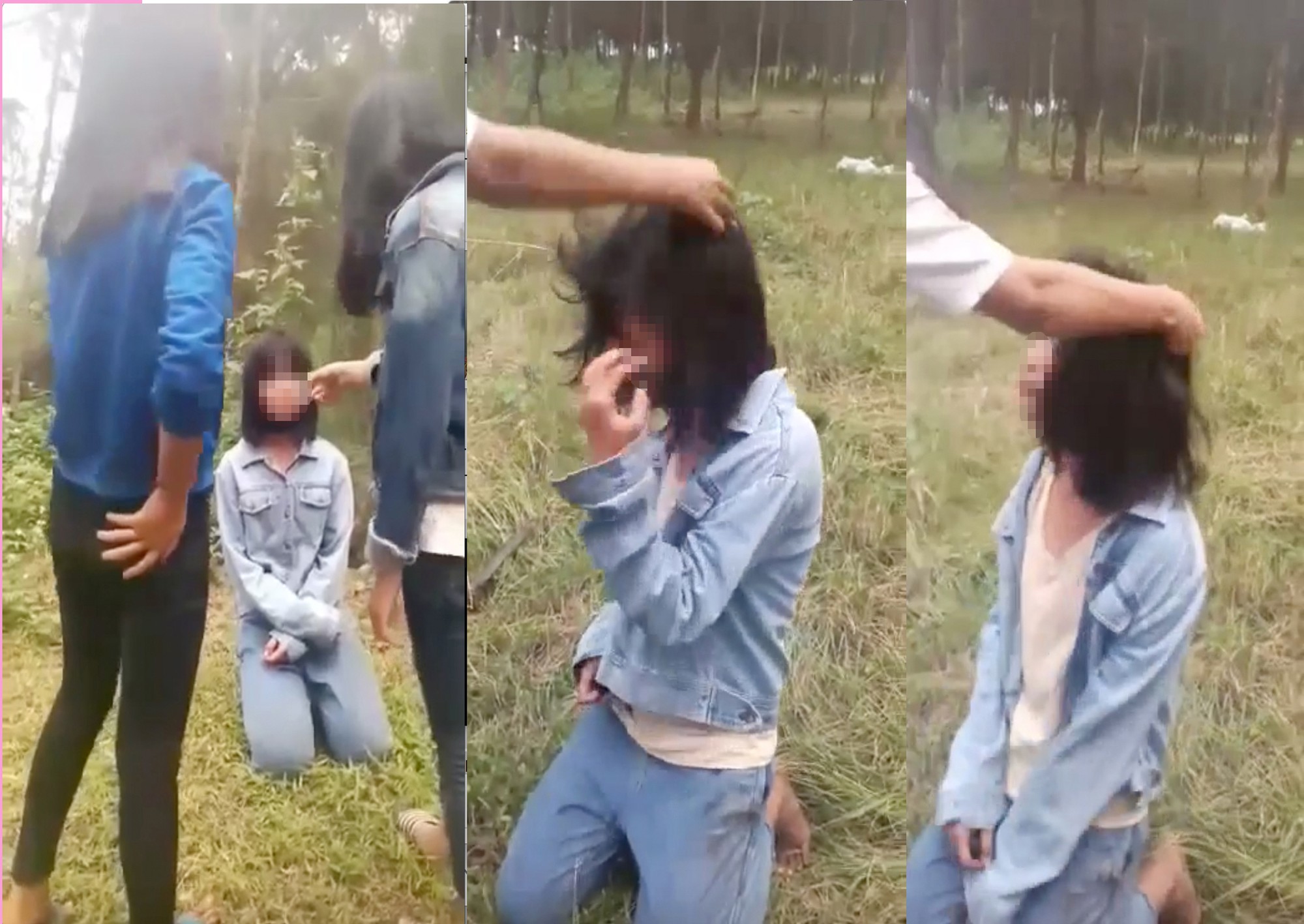 Vụ nhóm nữ sinh bắt bạn quỳ rồi đánh: Sở họp nóng, Công an lấy lời khai các nữ sinh - Ảnh 2.