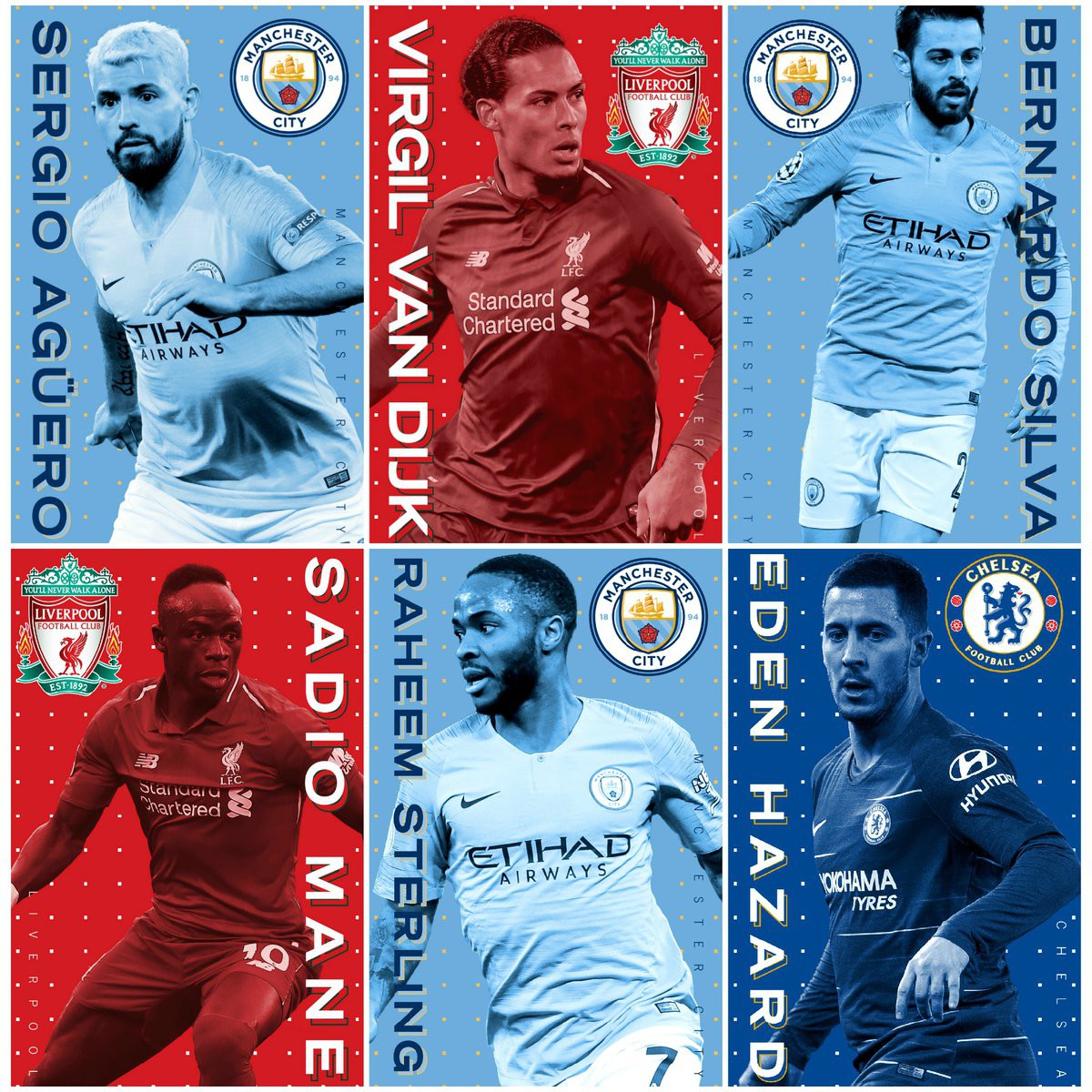 Salah bất ngờ bị gạt khỏi đề cử giải Cầu thủ xuất sắc nhất mùa Premier League 2018/19 - Ảnh 1. Salah bất ngờ bị gạt khỏi đề cử giải Cầu thủ xuất sắc nhất mùa Premier League 2018/19 - Ảnh 1.