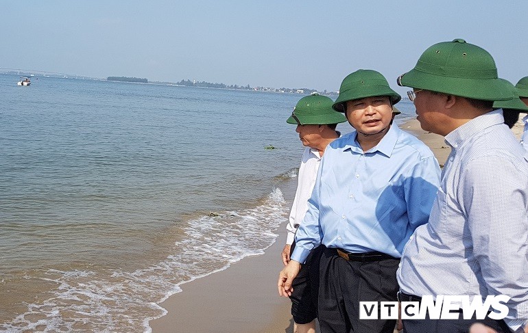 Đảo cát dài 3 cây số nổi lên giữa biển Hội An: Tổng cục phòng chống thiên tai vào cuộc - Ảnh 1. Đảo cát dài 3 cây số nổi lên giữa biển Hội An: Tổng cục phòng chống thiên tai vào cuộc - Ảnh 1.