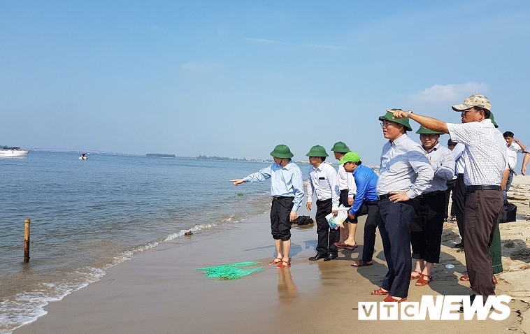 Đảo cát dài 3 cây số nổi lên giữa biển Hội An: Tổng cục phòng chống thiên tai vào cuộc - Ảnh 3. Đảo cát dài 3 cây số nổi lên giữa biển Hội An: Tổng cục phòng chống thiên tai vào cuộc - Ảnh 3.