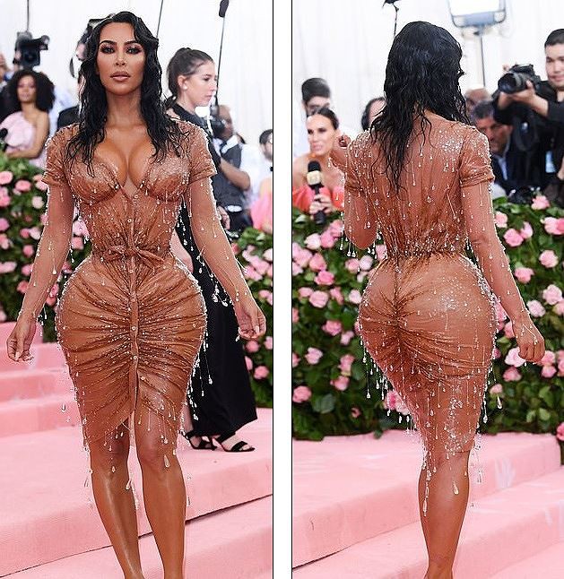 Kim Kardashian gây sốc với thân hình đồng hồ cát kỳ dị - Ảnh 4.