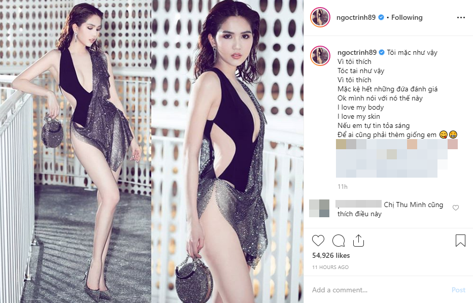 Ngọc Trinh tuyên bố lý do thích hở bạo, thách thức mọi gạch đá của dân mạng - Ảnh 1. Ngọc Trinh tuyên bố lý do thích hở bạo, thách thức mọi gạch đá của dân mạng - Ảnh 1.