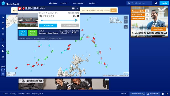 CẬP NHẬT: Hải quân Anh chĩa pháo cảnh cáo 5 tàu quân sự cao tốc Iran định bắt giữ tàu chở dầu trên Vịnh Ba Tư - Ảnh 1. CẬP NHẬT: Hải quân Anh chĩa pháo cảnh cáo 5 tàu quân sự cao tốc Iran định bắt giữ tàu chở dầu trên Vịnh Ba Tư - Ảnh 1.