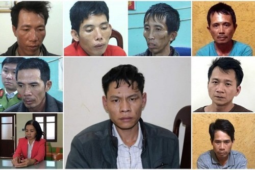 Lường Văn Hùng ngồi sau xe máy diễn tả lại hành vi phạm tội ở vụ sát hại nữ sinh giao gà - Ảnh 3.