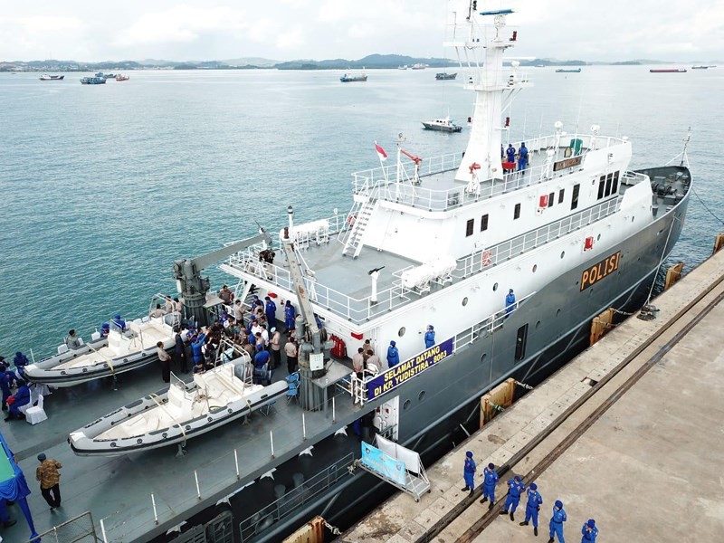 Indonesia triển khai tàu tuần tra tối tân ra Biển Đông - Ảnh 1. Indonesia triển khai tàu tuần tra tối tân ra Biển Đông - Ảnh 1.