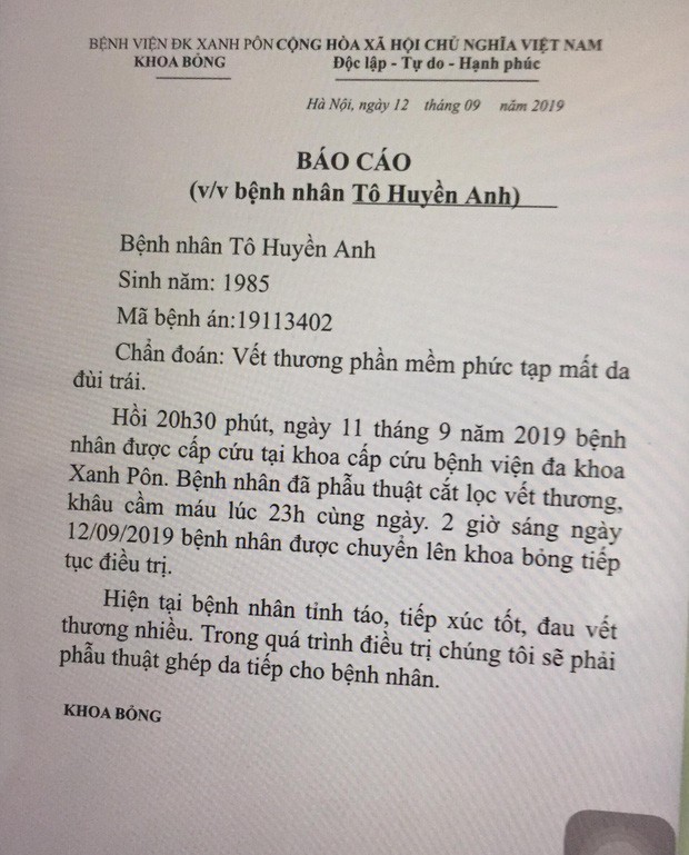 Nữ CĐV bị bắn pháo sáng kể lại giây phút kinh hoàng trên sân Hàng Đẫy - Ảnh 1.