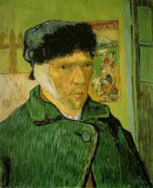 
Bức tự họa với chiếc tai bị cắt của Van Gogh
