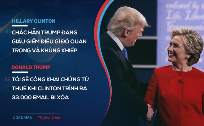 Tranh luận Trump-Clinton: Những phát ngôn xỏ xiên của 2 ứng cử viên - Ảnh 2.