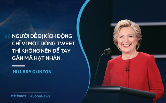 Tranh luận Trump-Clinton: Những phát ngôn xỏ xiên của 2 ứng cử viên - Ảnh 1.